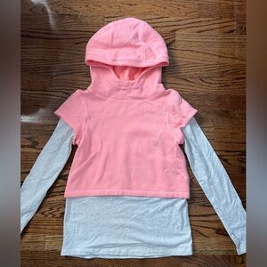 Ivivva Pink and Gray Kids One Piece Bodysuit